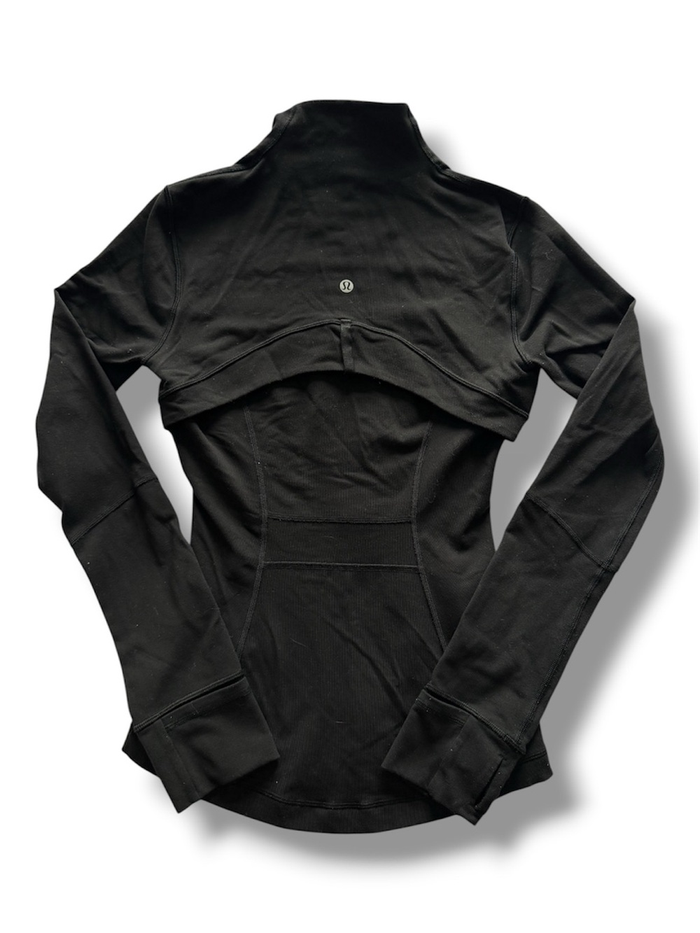 lululemon Black Define Jacket Workout Full Zip Luon size 4